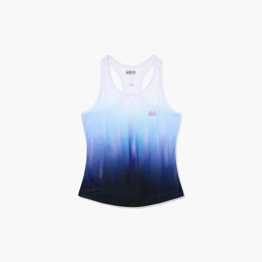 Esqueleto de running Wild Tee Gradient Race para mujer, color Lavender