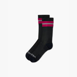 Medias de running Wild Tee Rockies, color Black/Fuchsia