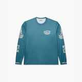 Camiseta manga larga de running Wild Tee Trail Wanderer, color Lead